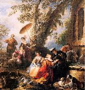 Parrocel, Joseph The Return from the Hunt France oil painting reproduction